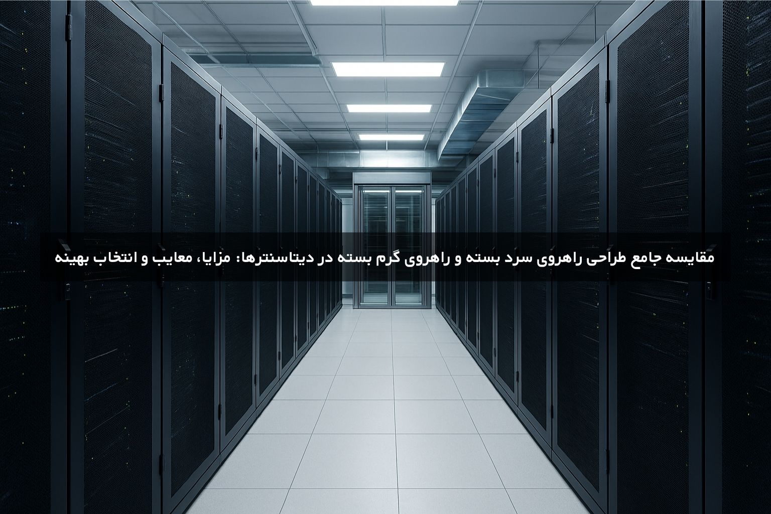 مقایسه جامع طراحی راهروی سرد بسته و راهروی گرم بسته در دیتاسنترها، مزایا، معایب و انتخاب بهینه